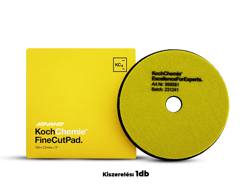 Koch Chemie KC FC Pad 126x23mm Fine Cut - Finom polírszivacs 126x23mm